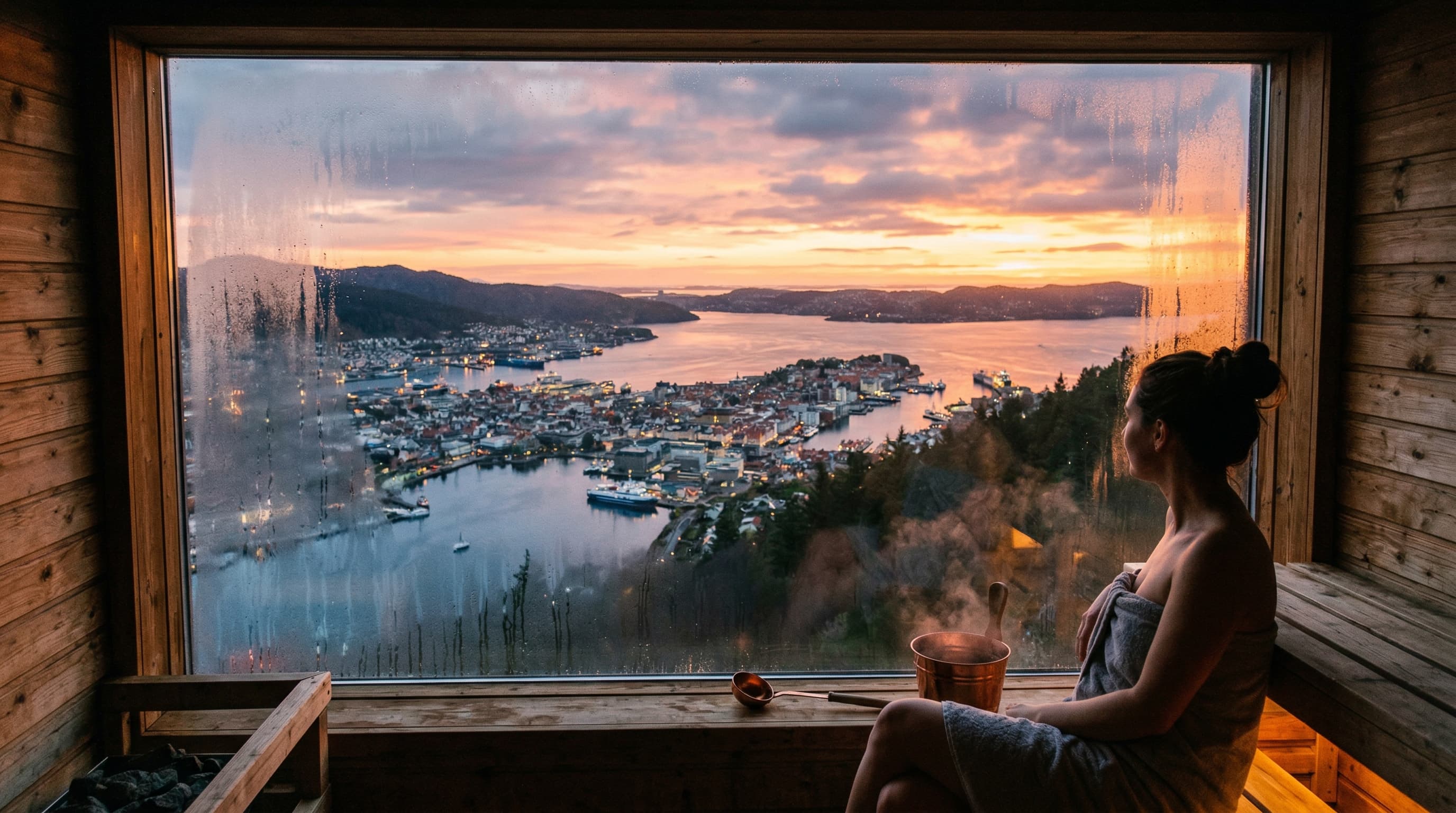 Utsikt fra sauna